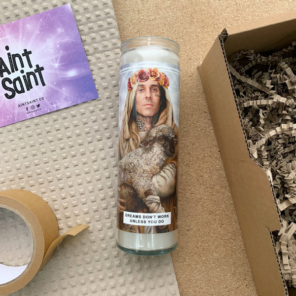 Saint Travis Barker Prayer Candle