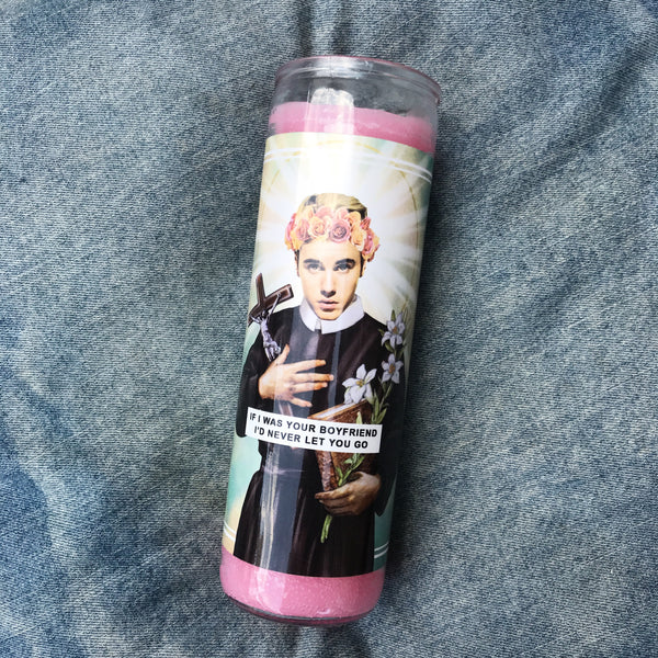 Saint Justin Bieber Prayer Candle