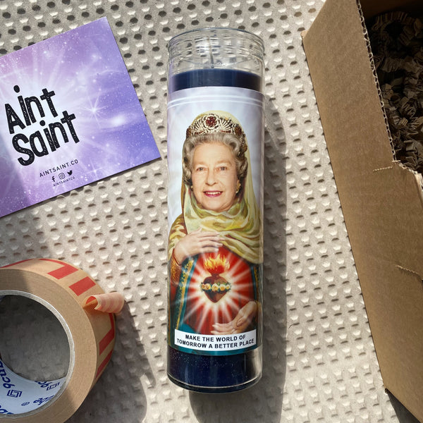 Saint Queen Elizabeth II Prayer Candle
