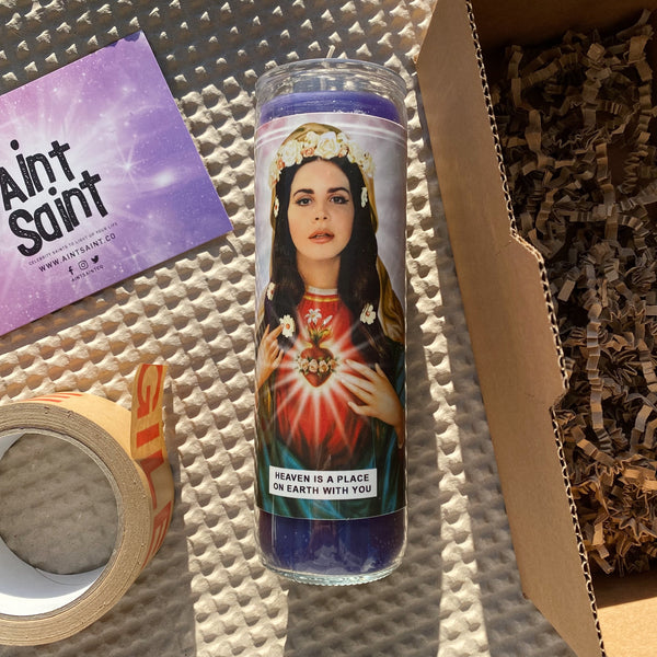 Saint Lana Del Rey Prayer Candle