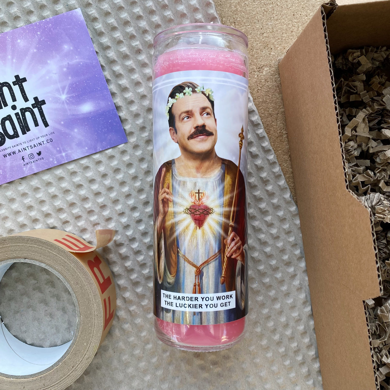 Saint Ted Lasso | Jason Sudeikis Prayer Candle