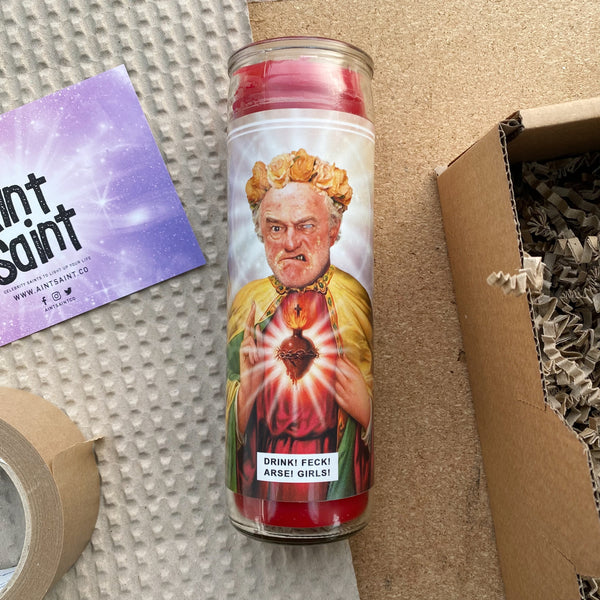 Saint Father Jack Hackett | Frank Kelly | Father Ted Prayer Candle