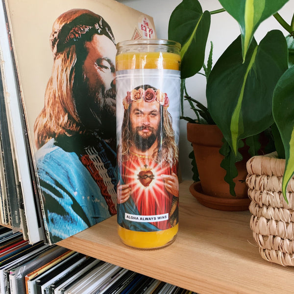 Saint Jason Momoa Prayer Candle