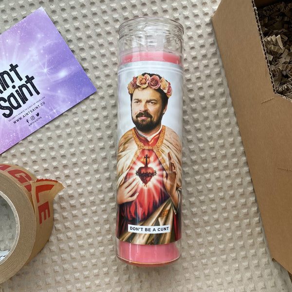 Saint Billy Butcher | Karl Urban | The Boys Prayer Candle