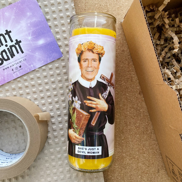 Saint Sir Cliff Richard Prayer Candle