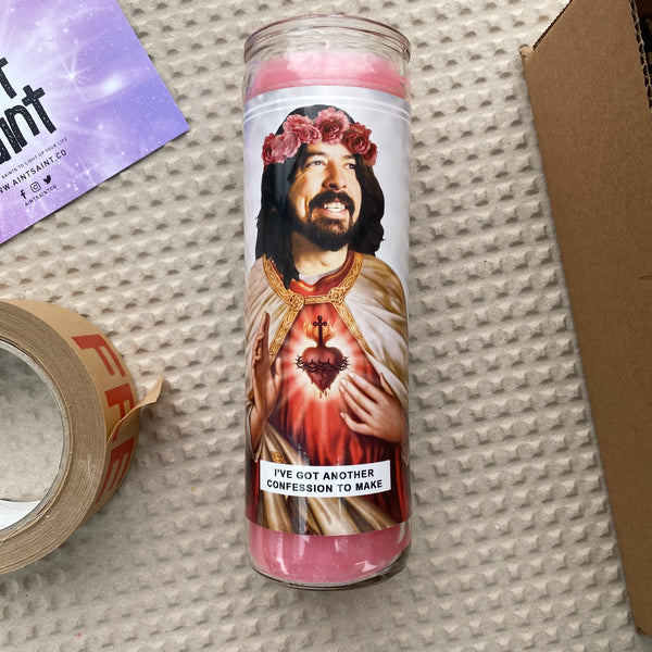 Saint Dave Grohl Prayer Candle