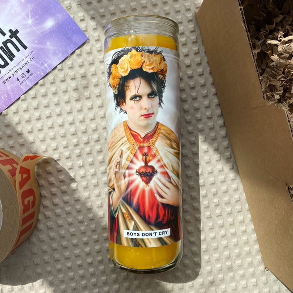 Saint Robert Smith | Boys Don't Cry | The Cure Prayer Candle