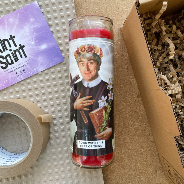 Saint Father Ted Crilly | Dermot Morgan Prayer Candle