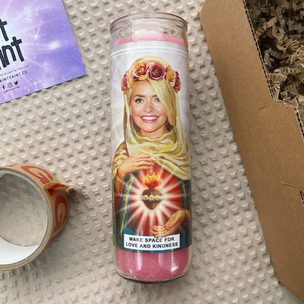 Saint Holly Willoughby Prayer Candle