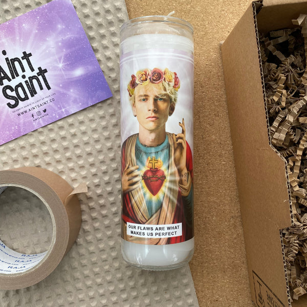 Saint Machine Gun Kelly Prayer Candle