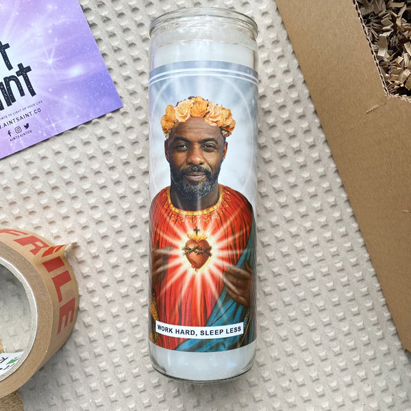 Saint Idris Elba Prayer Candle