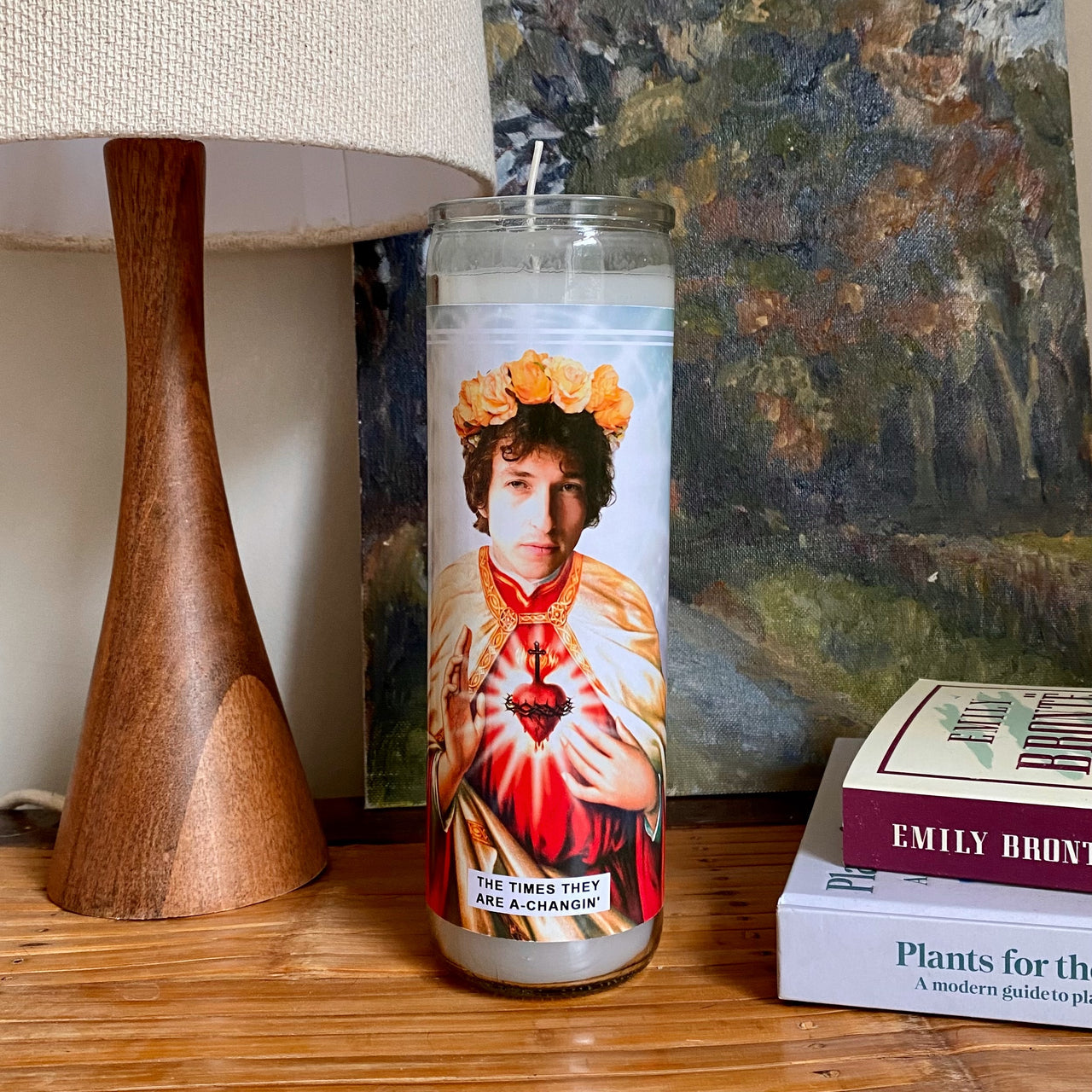 Saint Bob Dylan Prayer Candle