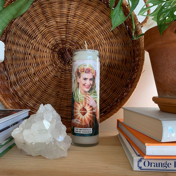 Saint Sarah Paulson Prayer Candle