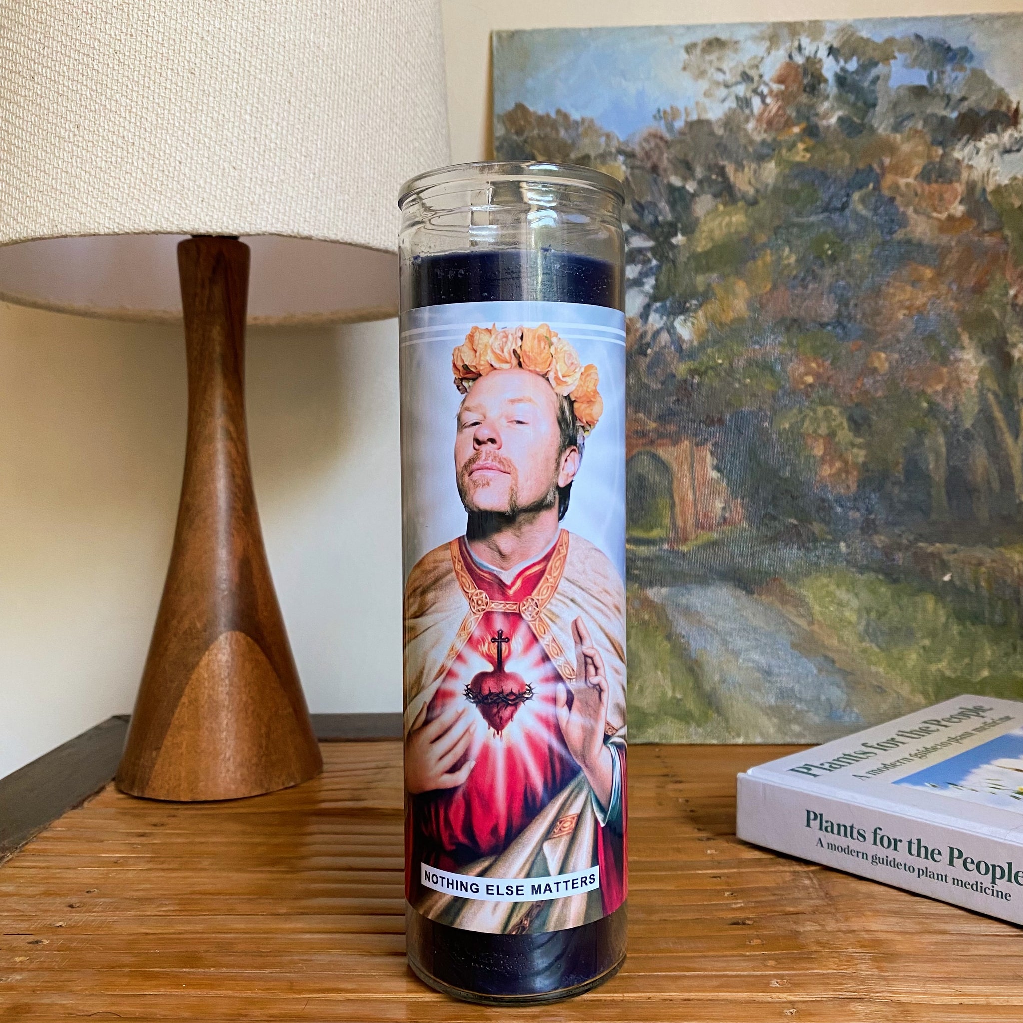 Saint James Hetfield Prayer Candle