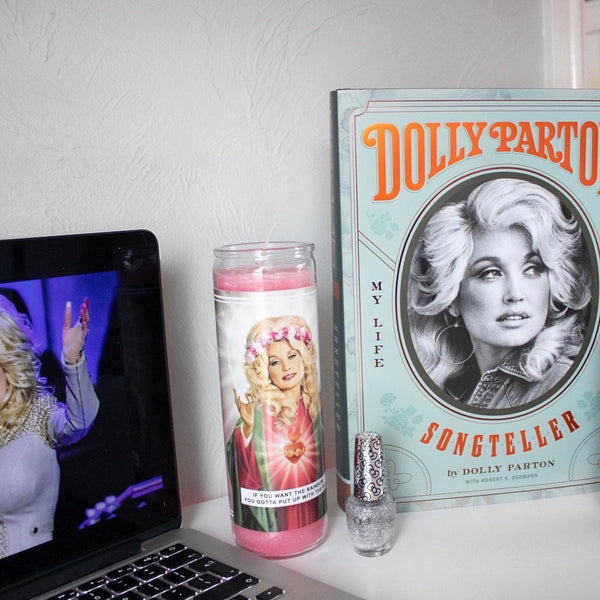 Saint Dolly Prayer Candle