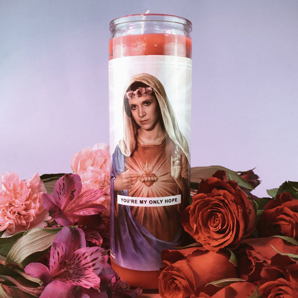 Saint Carrie Fisher | Leia Prayer Candle