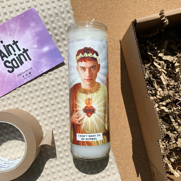 Saint Olly Alexander | Years and Years | Ritchie Tozer | It's A Sin Prayer Candle