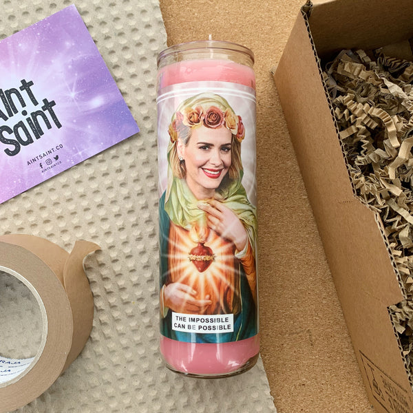 Saint Sarah Paulson Prayer Candle