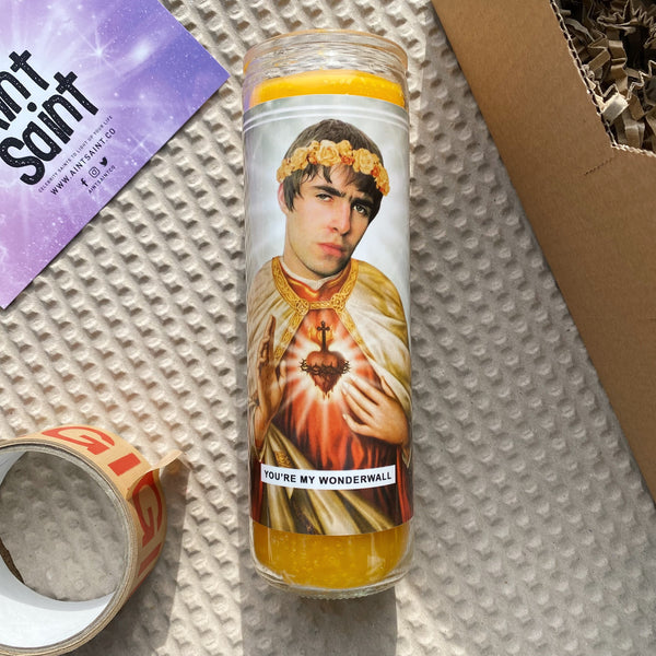 Saint Liam Gallagher Prayer Candle