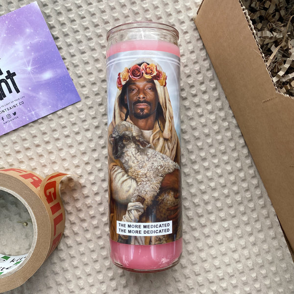 Saint Snoop Dogg Prayer Candle