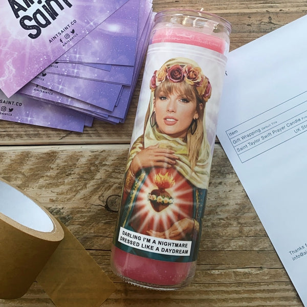 Saint Swift Prayer Candle