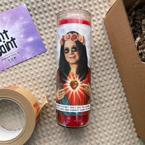 Saint Ozzy Osbourne Prayer Candle