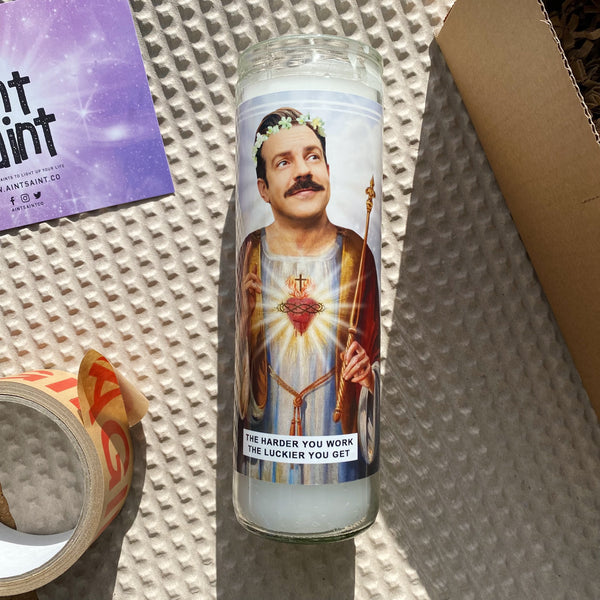 Saint Ted Lasso | Jason Sudeikis Prayer Candle