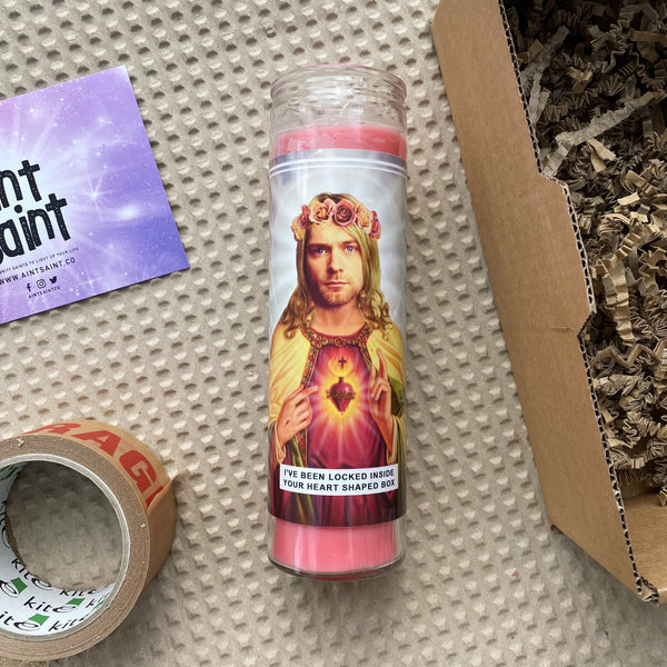 Saint Kurt Cobain Prayer Candle