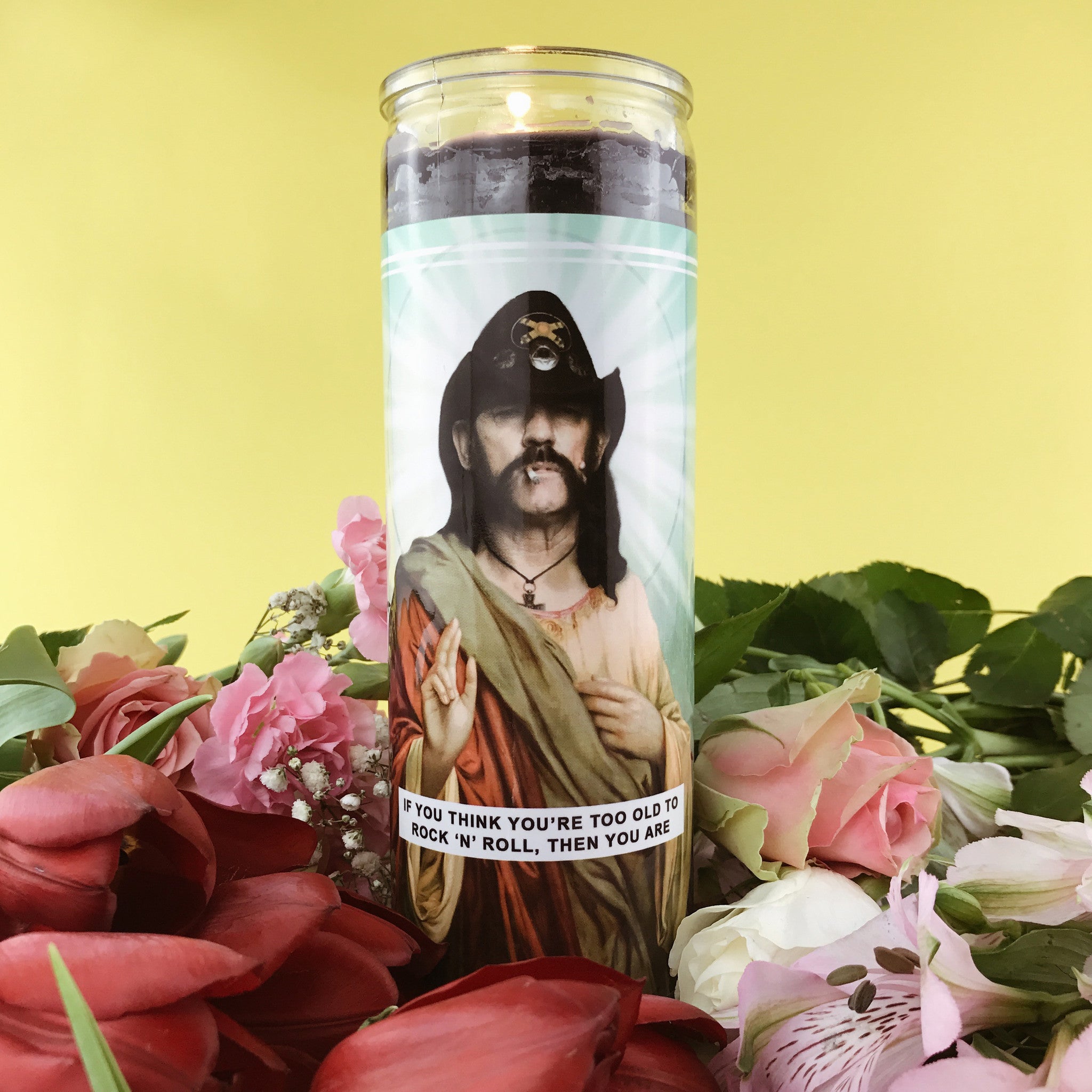 Saint Lemmy Prayer Candle