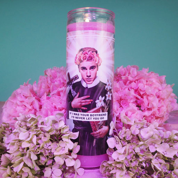 Saint Justin Bieber Prayer Candle